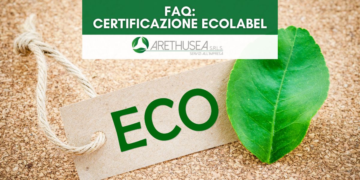 FAQ sulla Certificazione Ecolabel